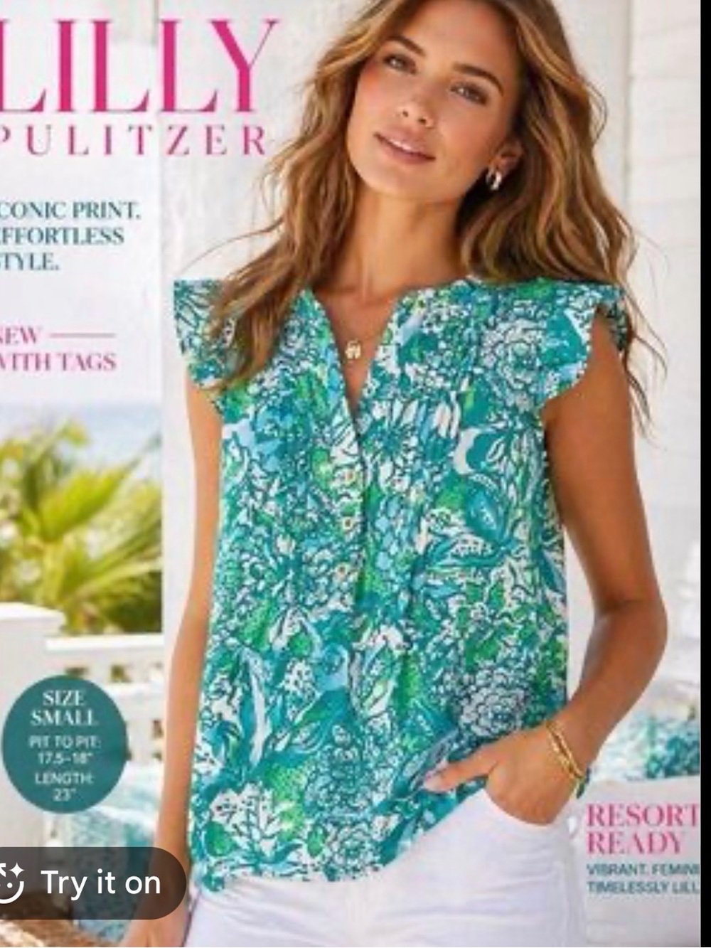 Lilly Pulitzer Golda Top NWT